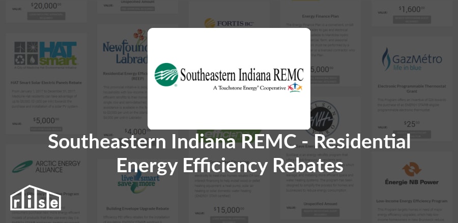 Southeastern Indiana REMC Residential Energy Efficiency Rebates